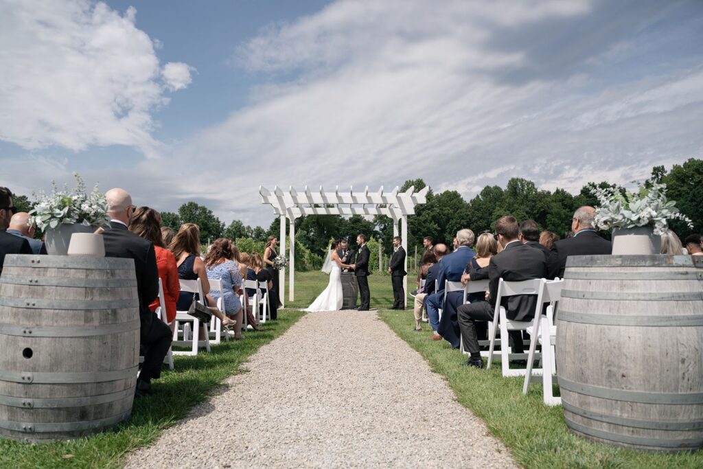 Tabor hill wedding ceremony location