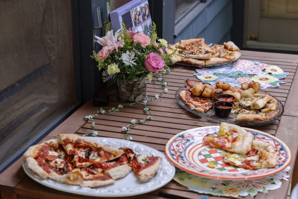 pizza for wedding food alternatives for micro weddings and elopements 